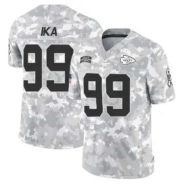 ＃99 Youth Siaki Ika Arctic Camo Limited Kansas City Chiefs 2024 Salute to Service Jersey